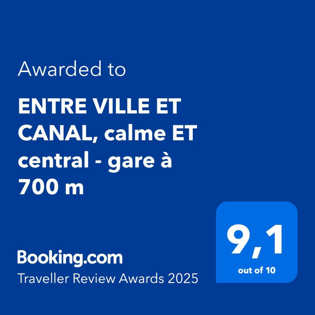 Entre Ville Et Canal, Calme Et Central - Gare A 700 M Narbonne Exteriör bild